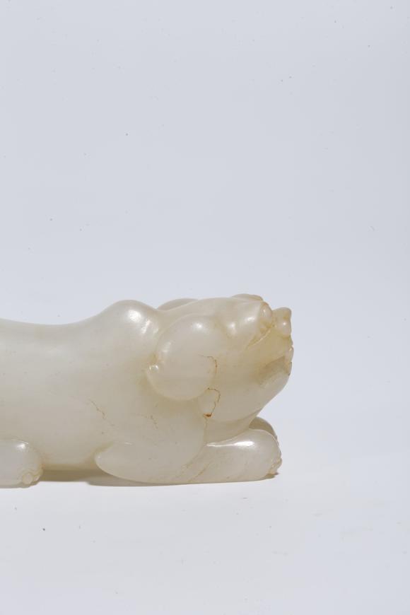 弘楊株式會社和田玉雕獸形擺件