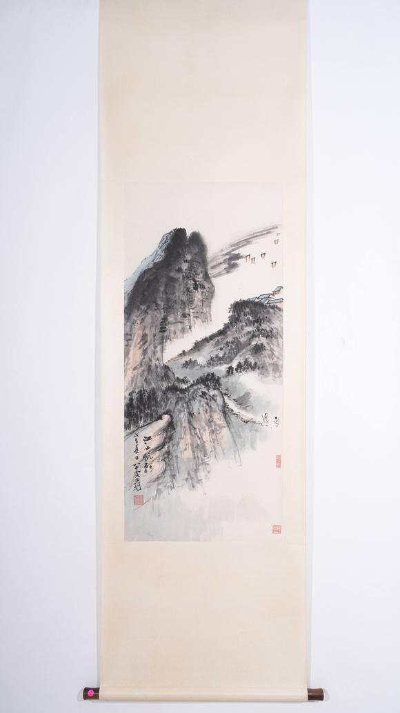 弘楊株式會(huì)社張大千紙本山水圖畫