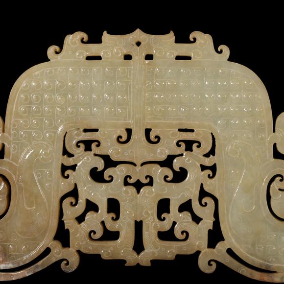 鐮倉(cāng)美術(shù)明以前 雙龍首玉璜