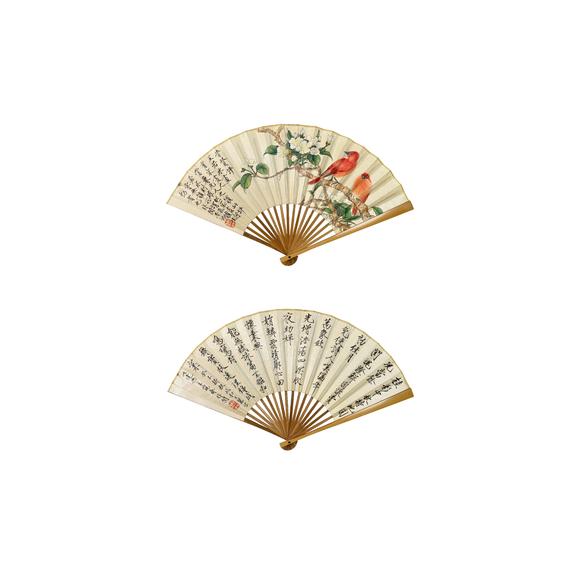 鐮倉美術(shù)于非闇 書畫合璧成扇