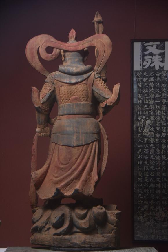 東京蕓術(shù)老木雕～祛邪除魔【韋陀菩薩】