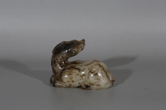 東京SAKURA拍賣（東京櫻花拍賣）明 白玉瑞獸玩件