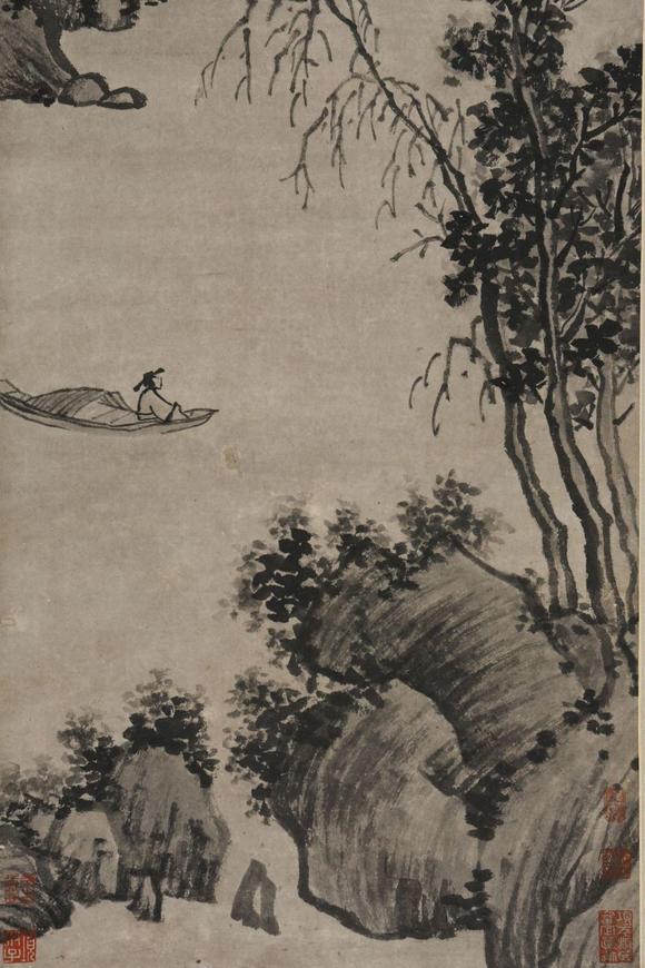 東京SAKURA拍賣（東京櫻花拍賣）沈周 秋水扁舟