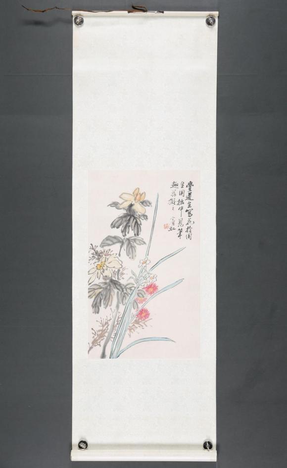 東京SAKURA拍賣（東京櫻花拍賣）黃賓虹 花卉