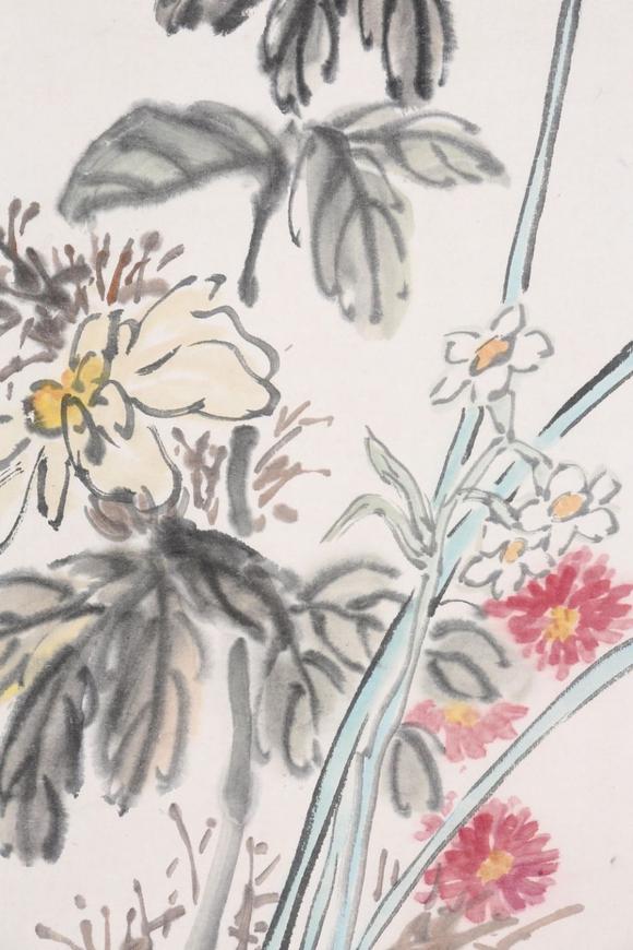 東京SAKURA拍賣（東京櫻花拍賣）黃賓虹 花卉