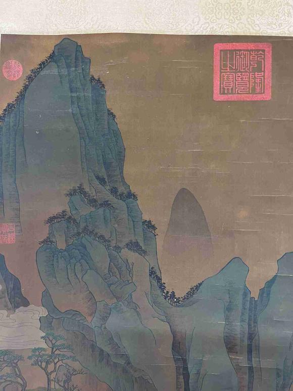 日本松町古美趙孟頫 春山泛舟圖