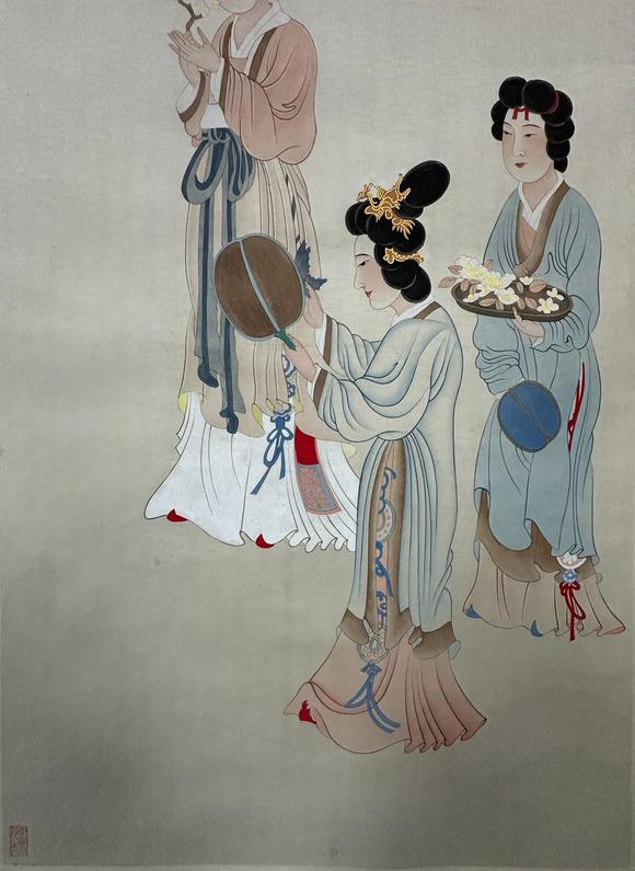 日本松町古美貴妃折梅圖