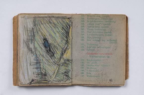 Coronari Auctions BVEugeen Van Mieghem (1875-1930): A sketchbook with scenes of daily life in Antwerp, charcoal and pastel, dated 22 and 23 August 1901