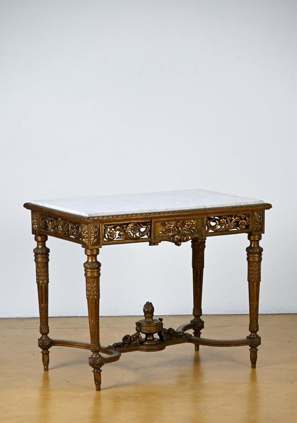 Loeckx AuctioneersLouis XVI style console table with marble top…
