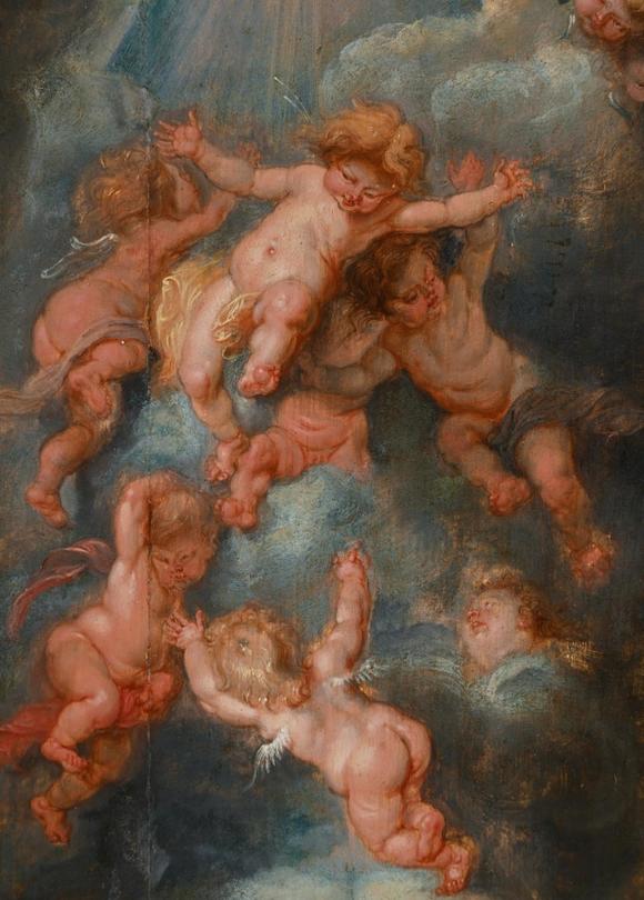 Loeckx AuctioneersSimon De Vos: painting (h/p) \'Adoration of the Mag…