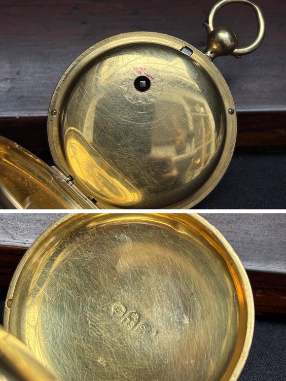 Loeckx AuctioneersGold pocket watch ‘regulator’, 19th century (18 ca…