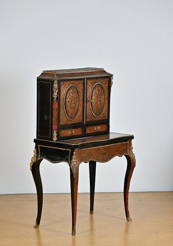 Loeckx AuctioneersNapoléon III secrétaire with Boulle inlaywork (*)…