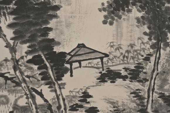 三杉美術(shù)李鼎遺 山水