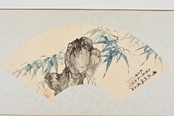 三杉美術(shù)朱梅邨 竹石圖