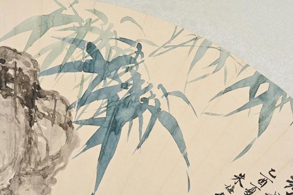 三杉美術(shù)朱梅邨 竹石圖