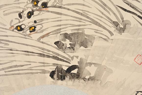 三杉美術(shù)陳師曾 蘭石圖