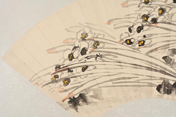 三杉美術(shù)陳師曾 蘭石圖