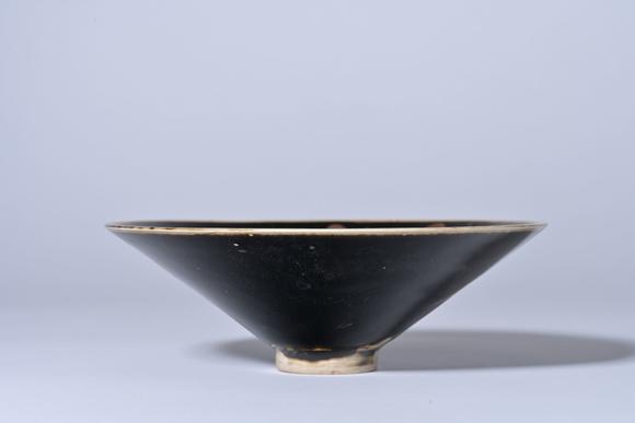 三杉美術(shù)宋 黑釉帶斑盌