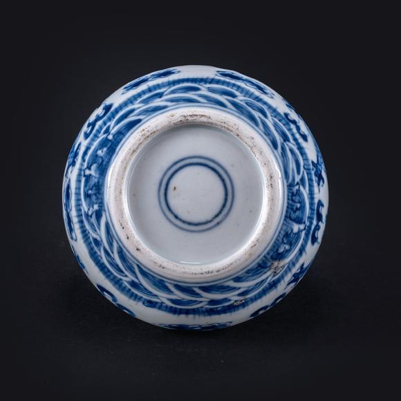三杉美術(shù)清 青花龍紋水盂