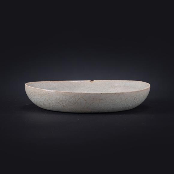 三杉美術(shù)明 仿官釉小碟