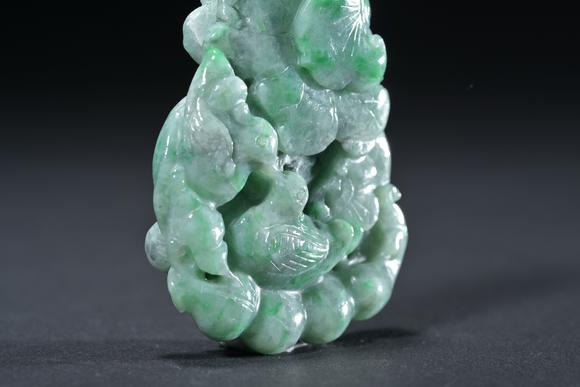 三杉美術(shù)清 翡翠鴛鴦佩