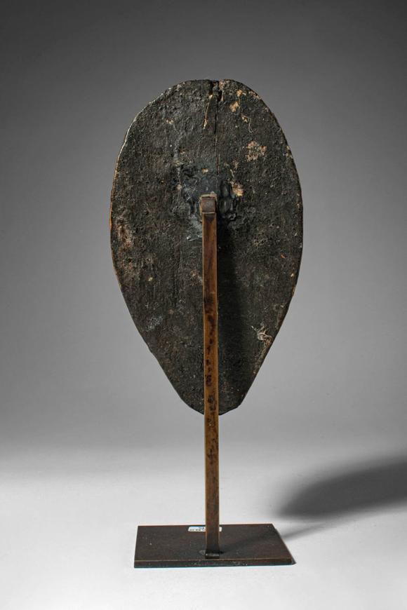 Apollo Art AuctionsCa. late 19th - early 20th century AD. >
A passport mask carved in wood of elongated oval form, t
