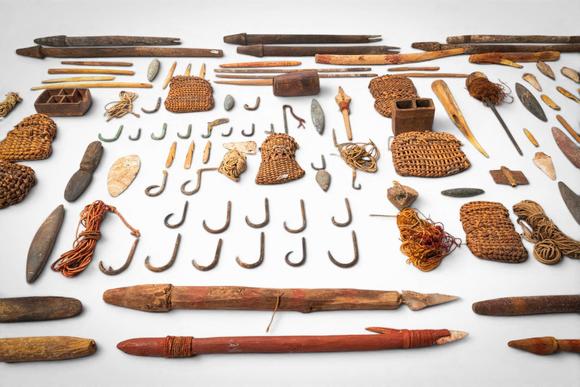 Apollo Art AuctionsCa. late 19th - early 20th century AD. >
A large and varied assemblage of traditional fishing imp