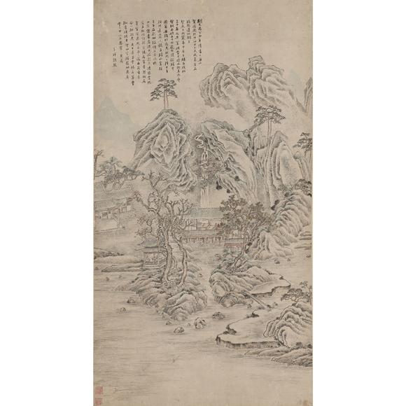 東京飛鳥張熊 山水