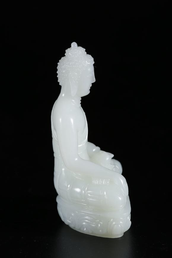 千葉大和和田玉雕釋迦摩尼造像