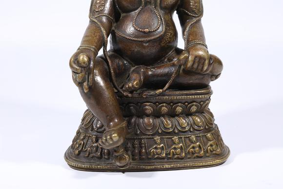 千葉大和合金銅黃財(cái)神造像