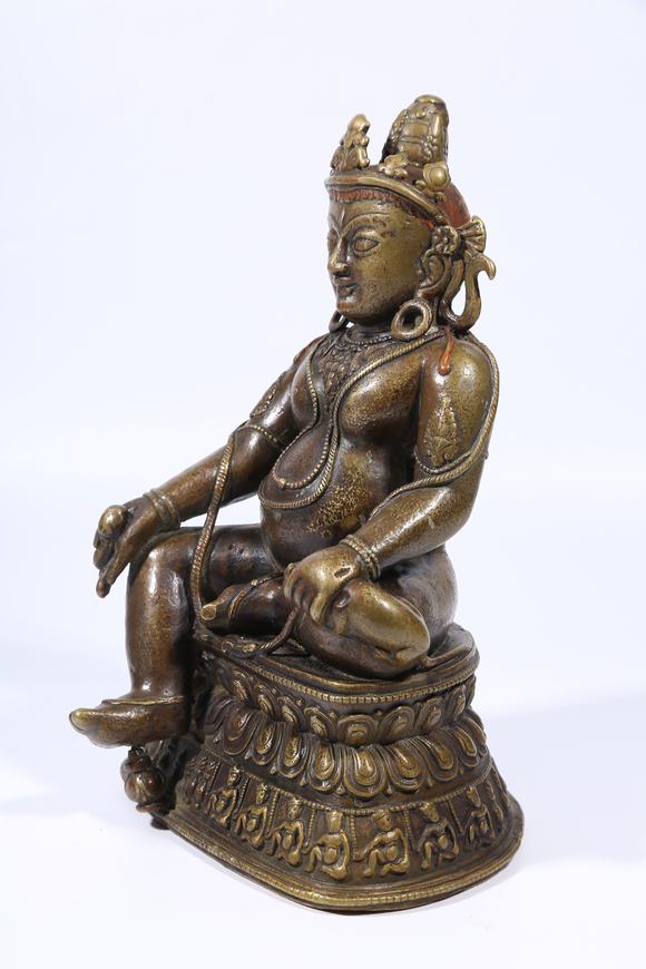 千葉大和合金銅黃財(cái)神造像