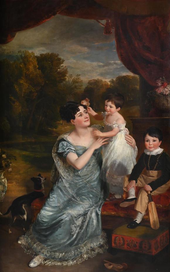 DreweattsRAMSAY RICHARD REINAGLE (BRITISH 1775-1862), FRANCES TURNER AND HER TWO SONS