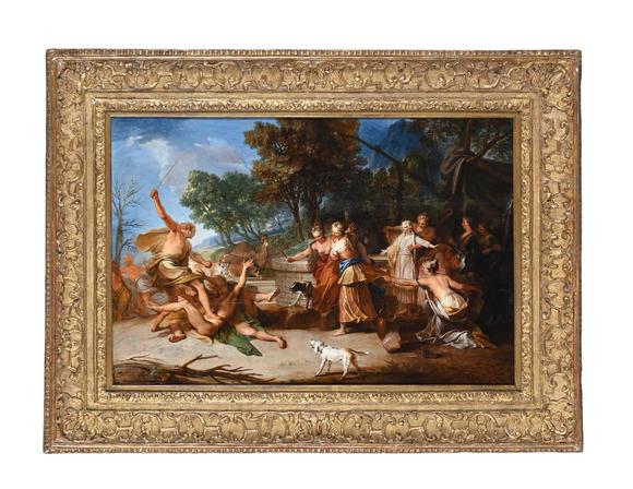 DreweattsNICOLAS BERTIN (FRENCH 1668-1736), MOSES DEFENDING THE DAUGHTERS OF JETHRO