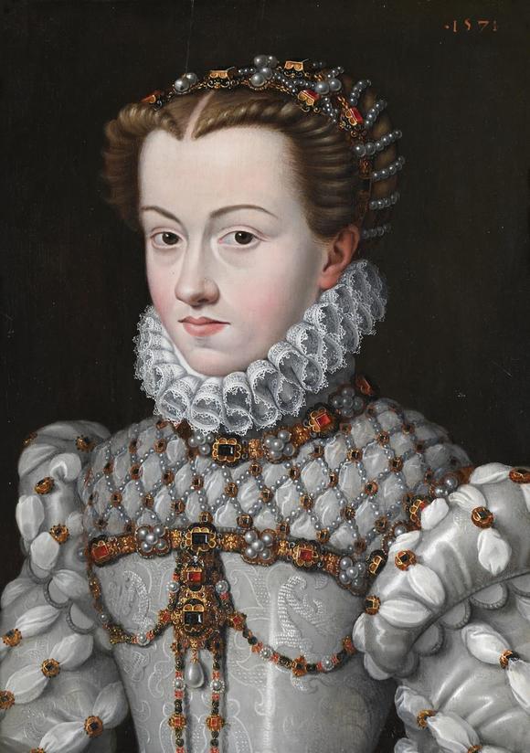 DreweattsAFTER FRAN?OIS CLOUET, PORTRAIT OF ELISABETH OF AUSTRIA