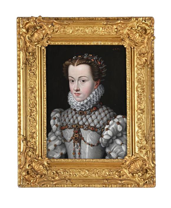 DreweattsAFTER FRAN?OIS CLOUET, PORTRAIT OF ELISABETH OF AUSTRIA