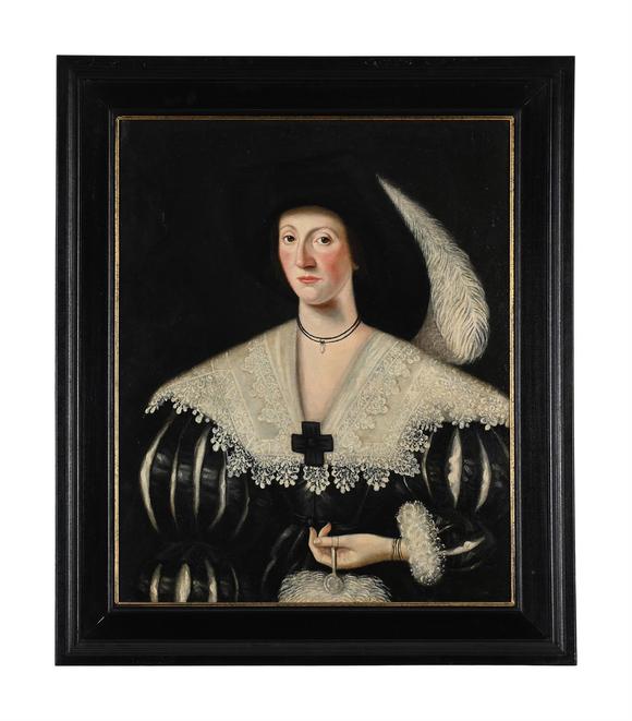 DreweattsCIRCLE OF WILLIAM LARKIN (BRITISH CIRCA 1580-1619), PORTRAIT OF A LADY