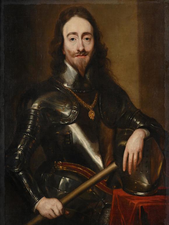 DreweattsSTUDIO OF SIR ANTHONY VAN DYCK (FLEMISH 1599-1641), PORTRAIT OF KING CHARLES I IN ARMOUR