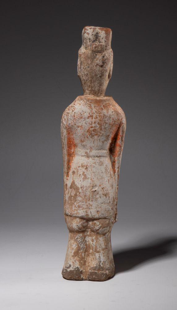 Bertolami Fine ArtTang-style polychrome terracotta figurine. China, 20th century.