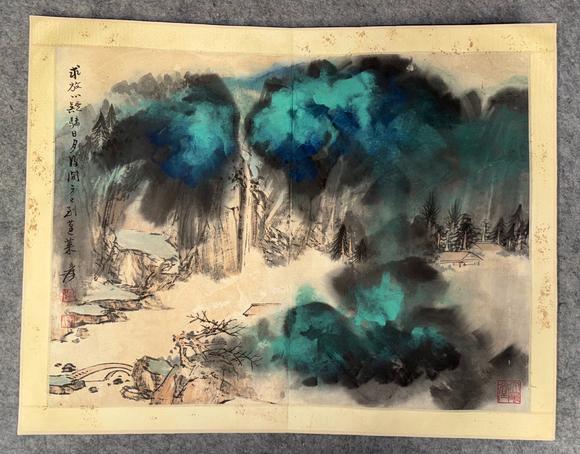 北京寶蘊(yùn)張大千 山水冊(cè)頁(yè)