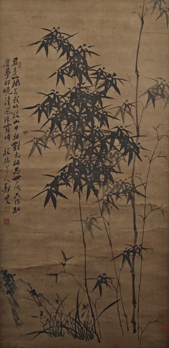 京都粵盛美術(shù)鄭板橋/墨竹