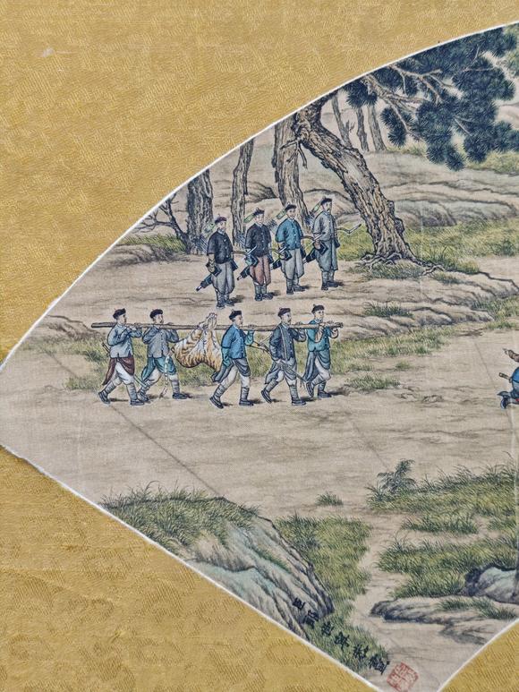 京都粵盛美術(shù)郎世寧/狩獵圖