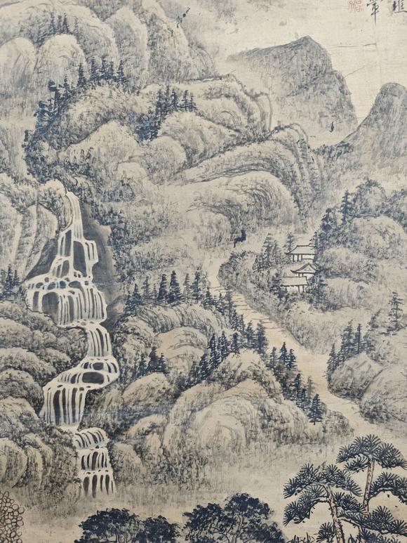 京都粵盛美術(shù)王翚/溪山訪友圖