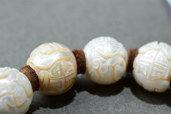 北京寶蘊(yùn)清 珍珠團(tuán)壽紋手串