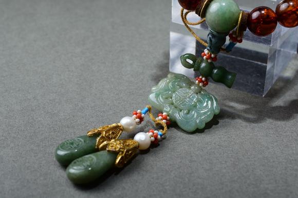 北京寶蘊(yùn)清 琥珀十八子手持