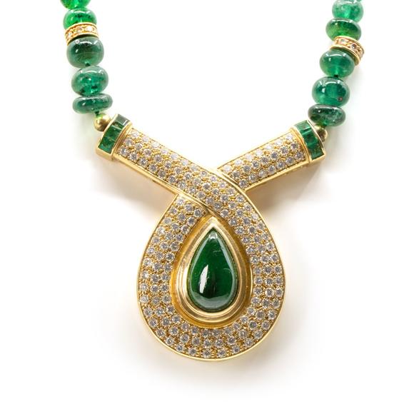 WettmannSmaragd-Diamant-Collier