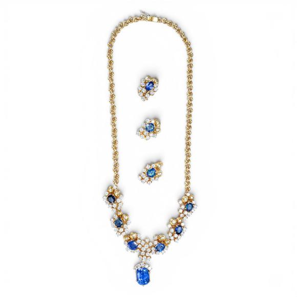 WettmannSaphir-Diamant-Schmuckset