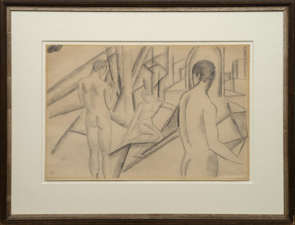 Auktionshaus StahlAugust Macke (Meschede 1887 - Perthes-lès-Hurlus 1914). Boys.