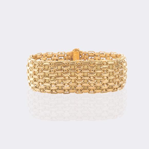 Auktionshaus StahlVintage Gold Bracelet.