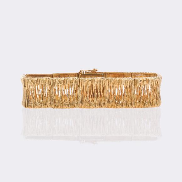 Auktionshaus StahlVintage gold bracelet.