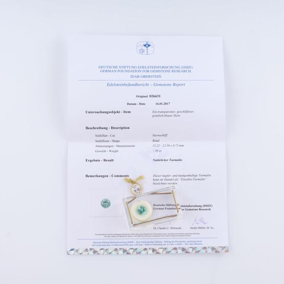 Auktionshaus StahlNatural Paraiba Tourmaline.